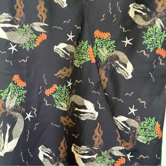 ZARA Satin Mermaid Print  Mini Slip Dress XS - Picture 10 of 10
